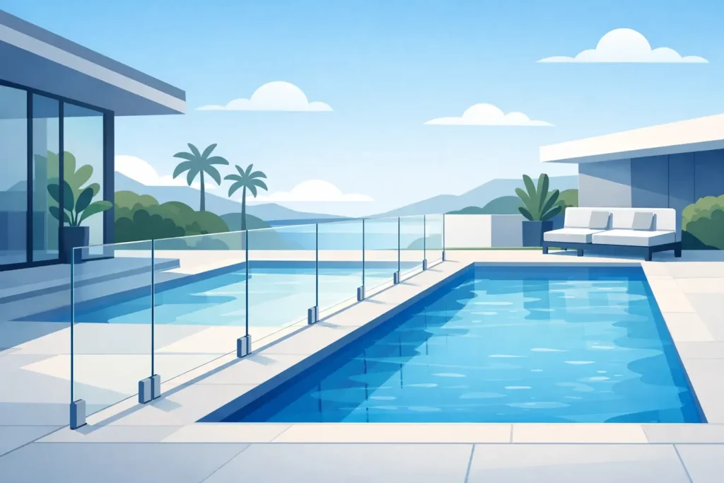 Frameless Pool Fencing for Modern Homes
