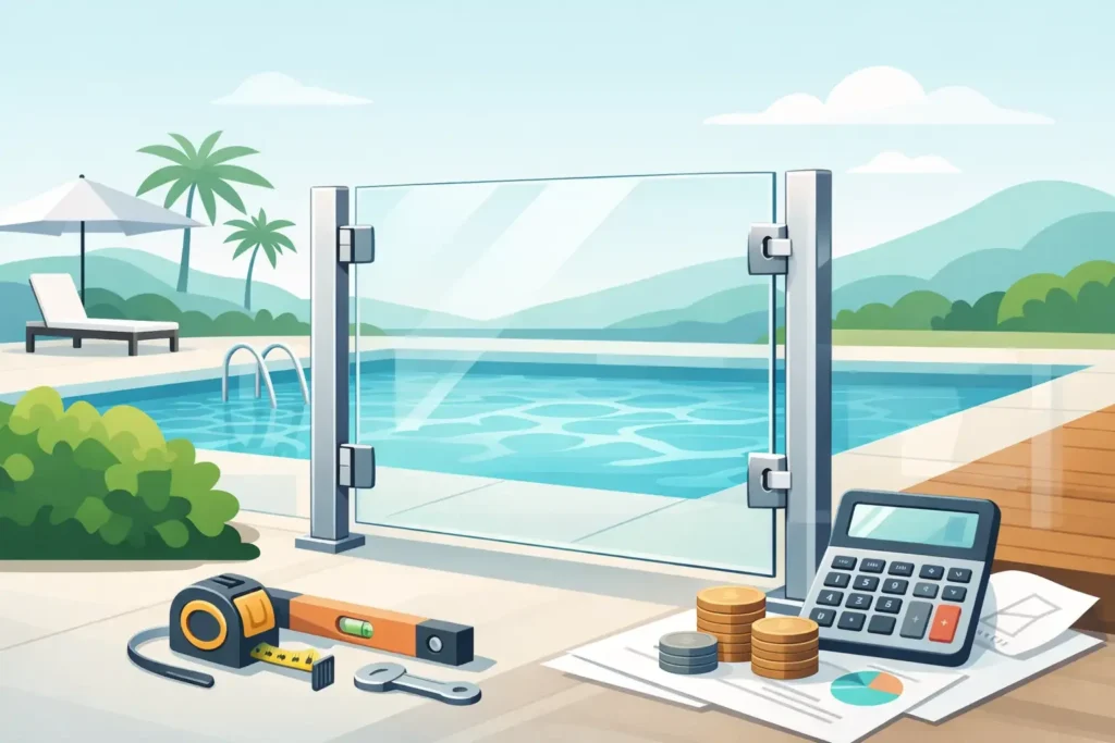 Glass Pool Gate Installation Cost Explained