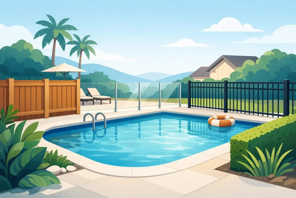 Guide to Pool Fence Materials