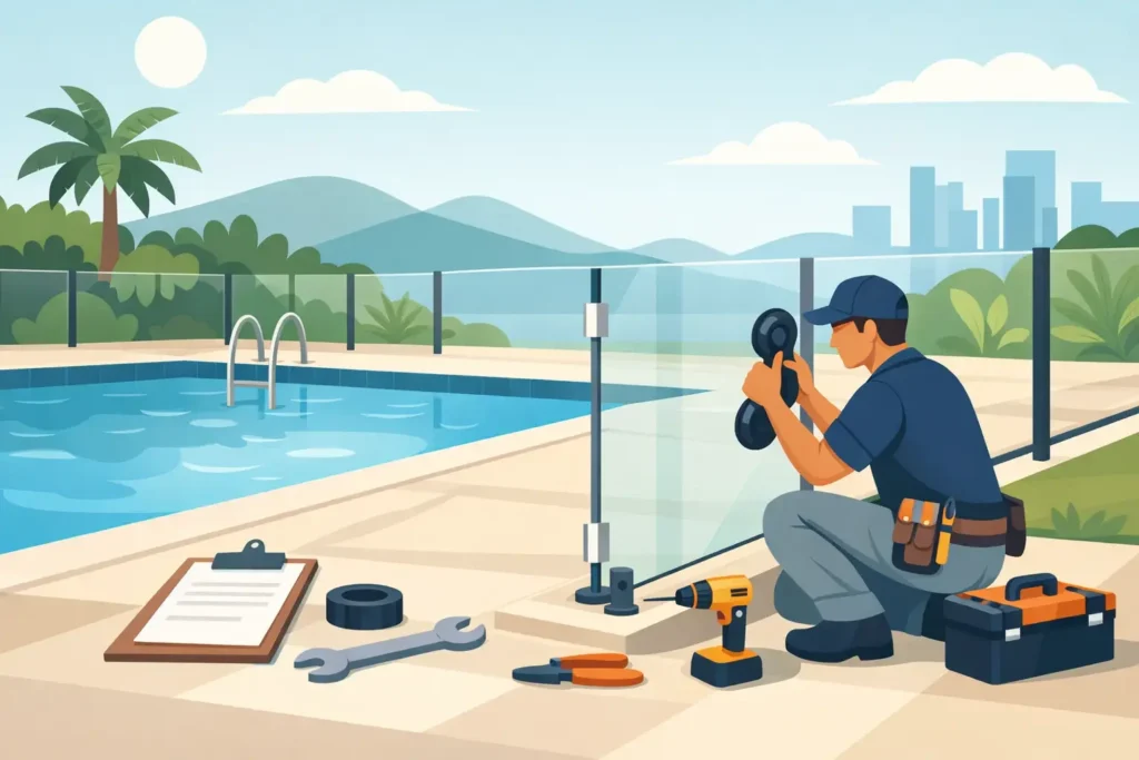 How Pool Fence Repairs Work in QLD