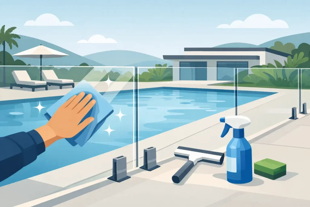 How to Maintain Glass Pool Fencing
