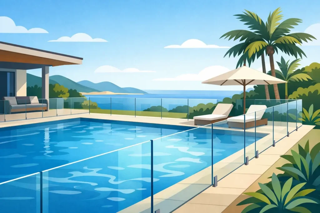 Best Glass Pool Fence Designs for QLD Homes