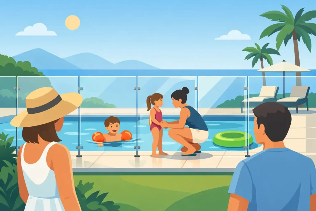 Are Glass Pool Fences Secure for Families?