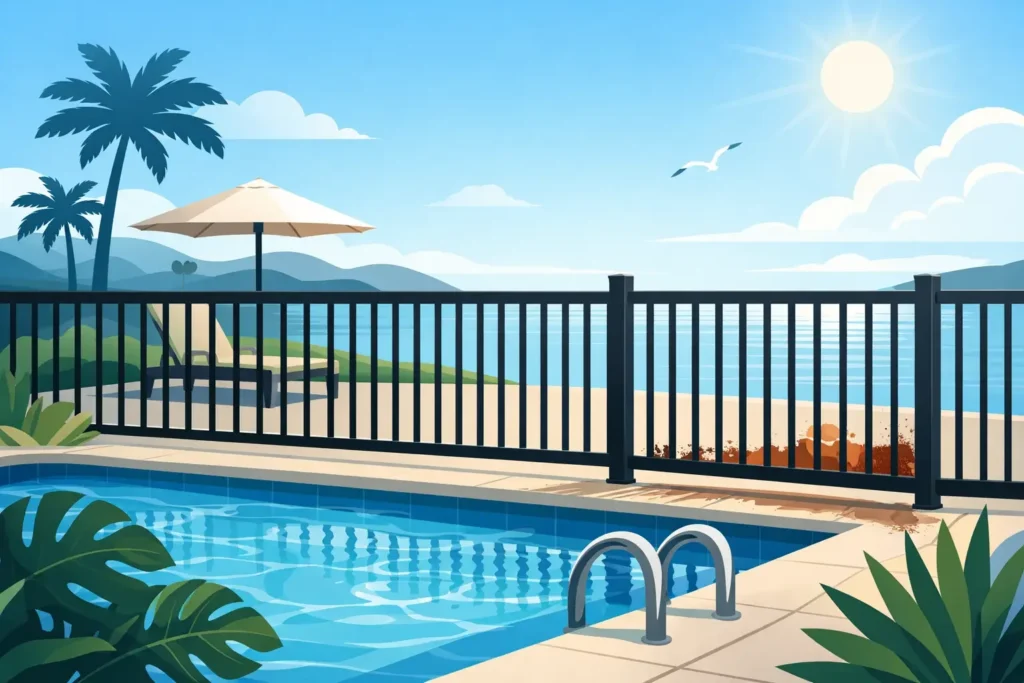 Can Aluminium Pool Fencing Rust in Queensland?