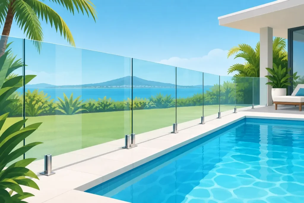 Glass Fencing Options for Queensland Pools
